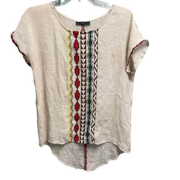 THML Lightweight Top Size Medium Aztec Multi Pattern Anthropologie Womens - Picture 1 of 5